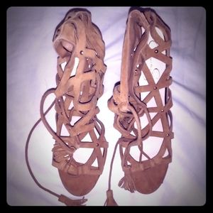 Jessica Simpson Stacked Heel Sandal